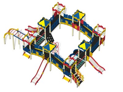 Игровой комплекс Крепость огня 4