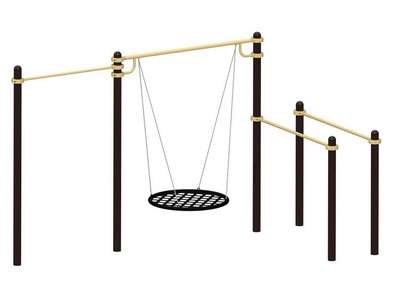 Турник, брусья, качели «гнездо» YSK113