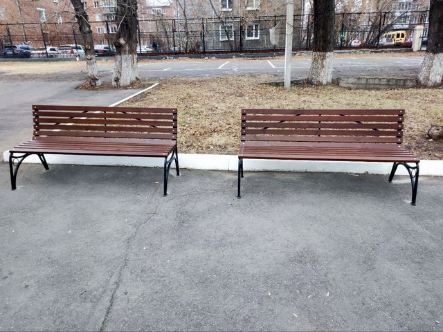Скамейка 033 без подлокотников 0,6 м (кресло)