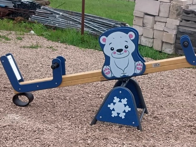 Качалка-балансир Зимний Мишка КБ-30.1