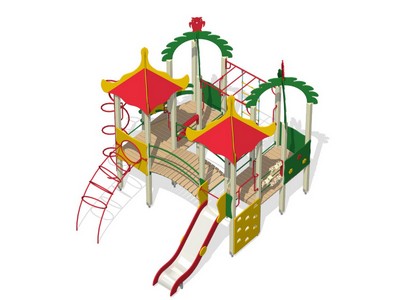 Игровой комплекс Зеленый луг 2